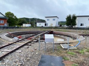 ふるさと銀座線りくべつ鉄道　転車台