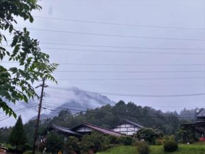 妻籠城跡（遠景）