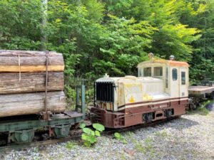 赤沢自然休養林　森林鉄道